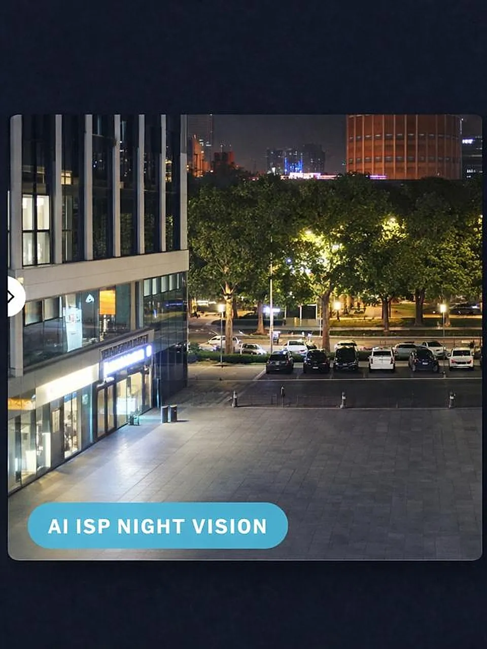 AI ISP full-color night vision camera footage
